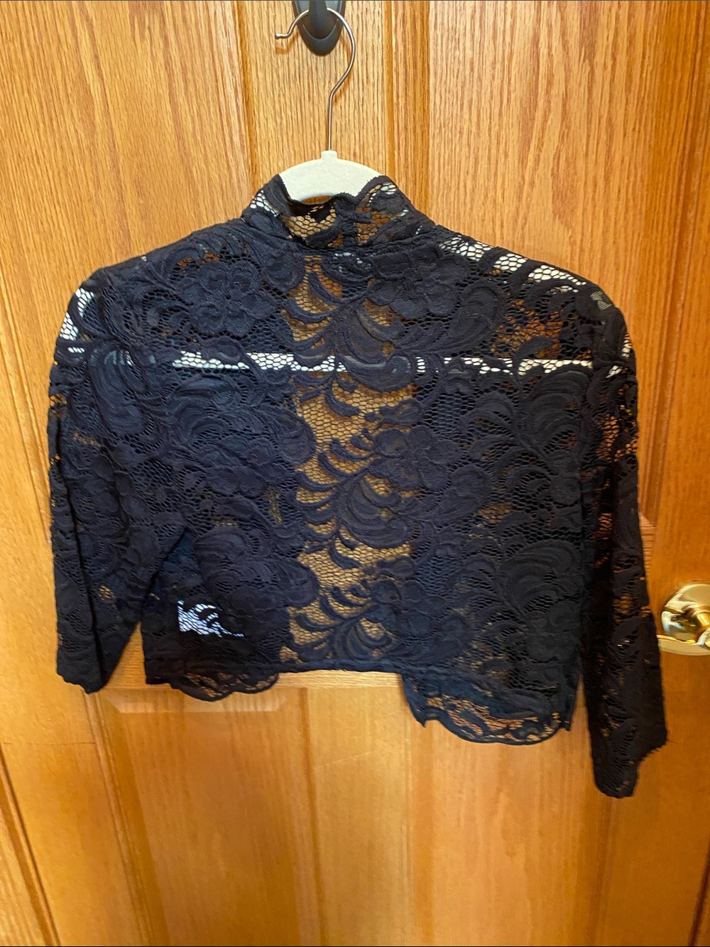 Connected Apparel Black Shrug - Picture 4 of 5